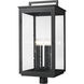 Hartwell 6 Light 32.75 inch Sand Black Outdoor Post Mount Fixture