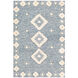 Cherokee 144 X 108 inch Navy/Cream Rugs
