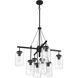 Crosspoint 8 Light 30.25 inch Espresso Outdoor Chandelier