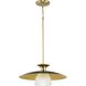 Trimble 1 Light 18 inch Brushed Bronze Pendant Ceiling Light, Design Series