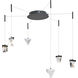 Atlas LED 12.2 inch Matte Black Pendant Ceiling Light