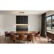 Courtney LED 48 inch Champagne Gold Linear Chandelier Ceiling Light