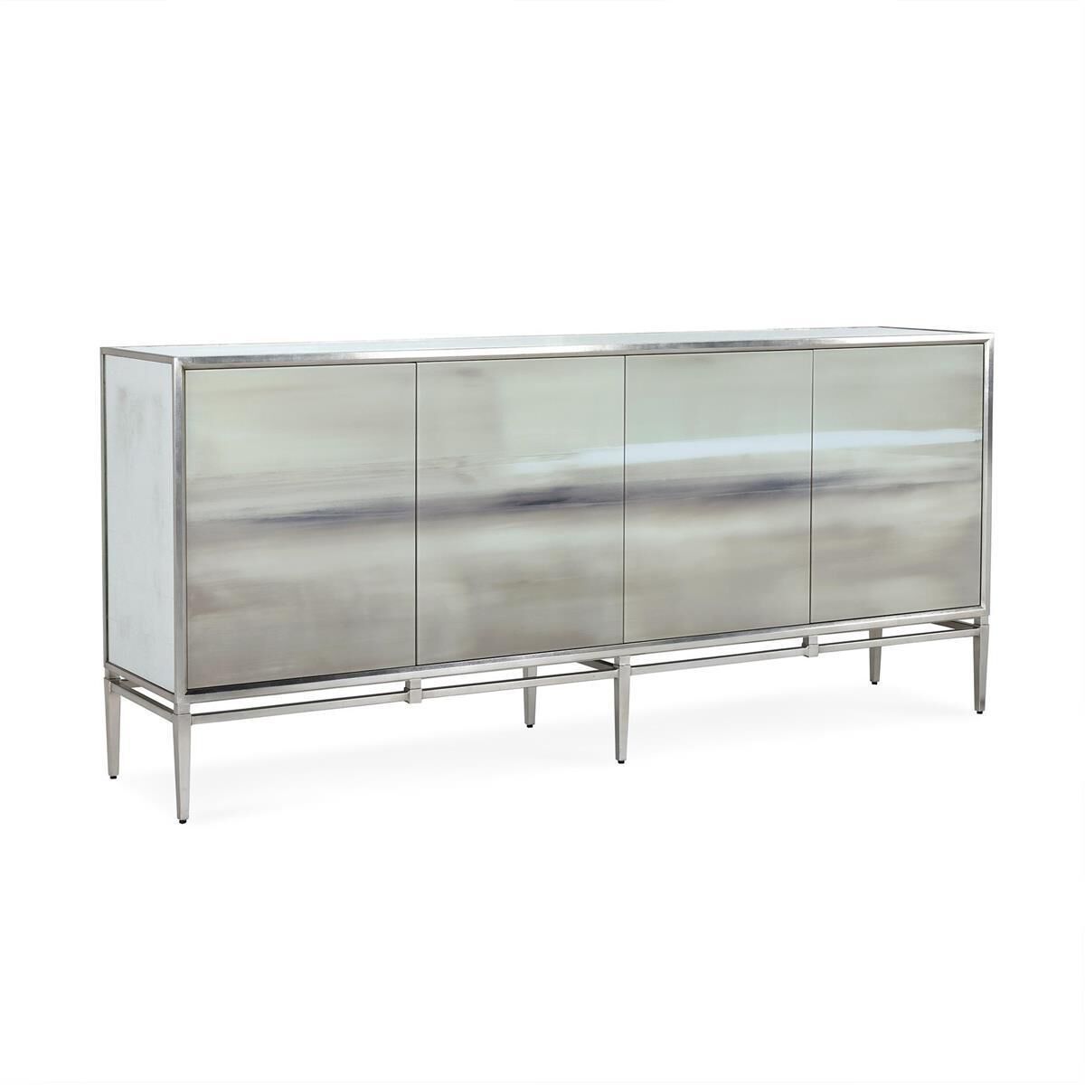 Carol Benson-Cobb's At Dusk 88 X 19 inch Credenza, Four-Door