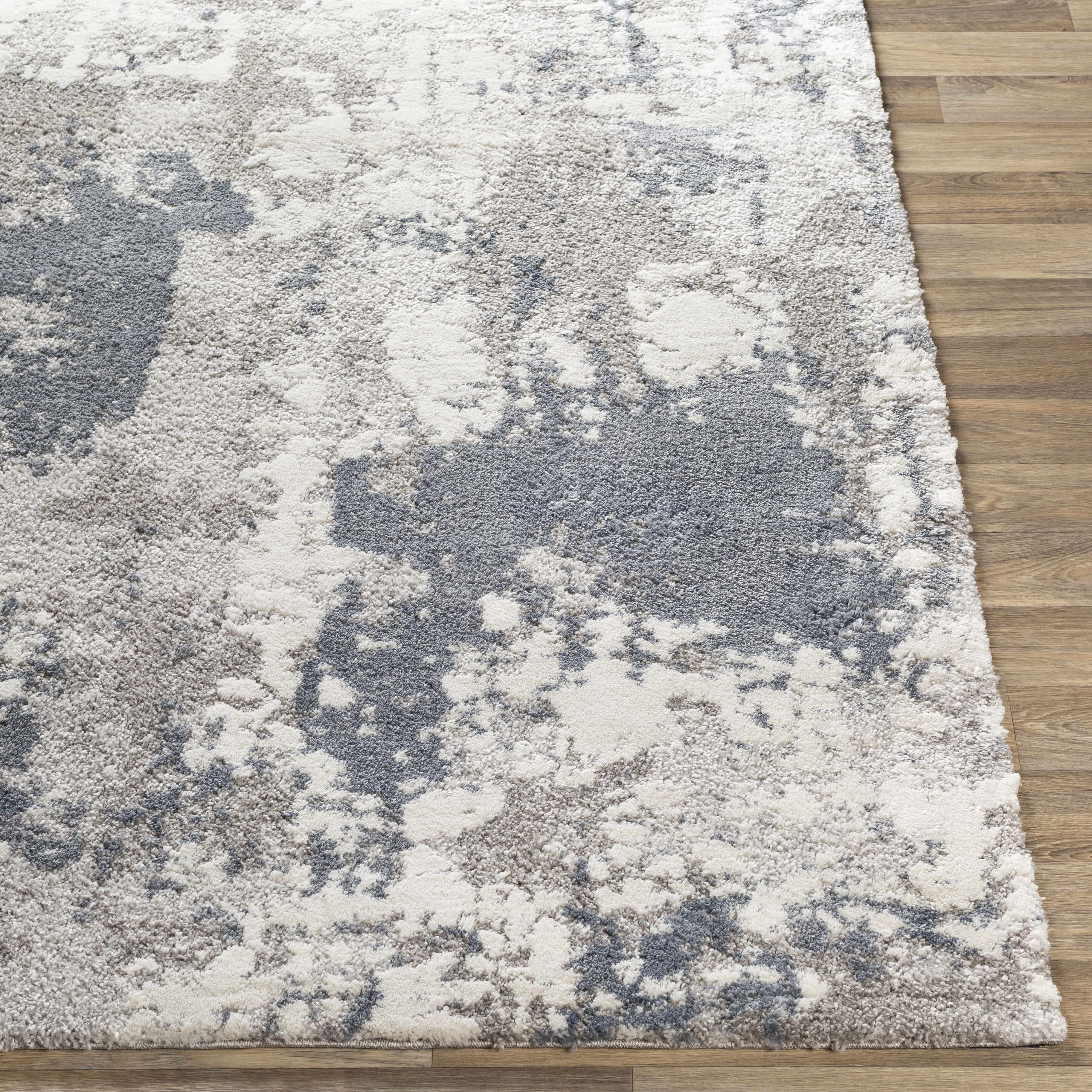 Venice 87 X 63 inch Denim Rug in 5 x 8, Rectangle
