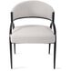 Dewitt Gray and Black Upholstered Side Chair