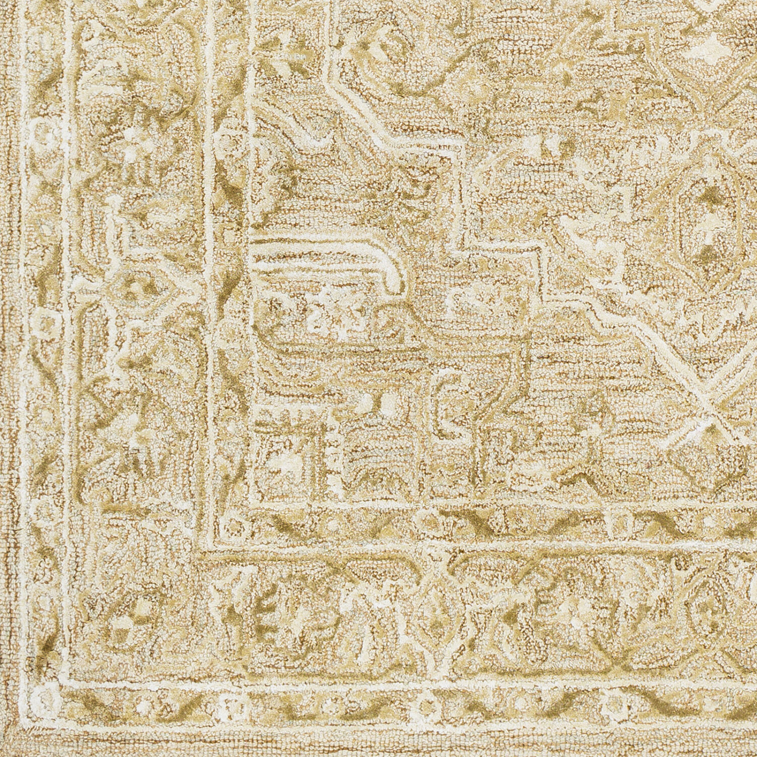 Shelby 108 X 84 inch Light Olive/Olive/Brown/Light Beige/Slate/Tan Handmade Rug in 7 x 9, Rectangle