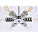 Reyes 6 Light 8.3 inch Chrome Pendant Ceiling Light