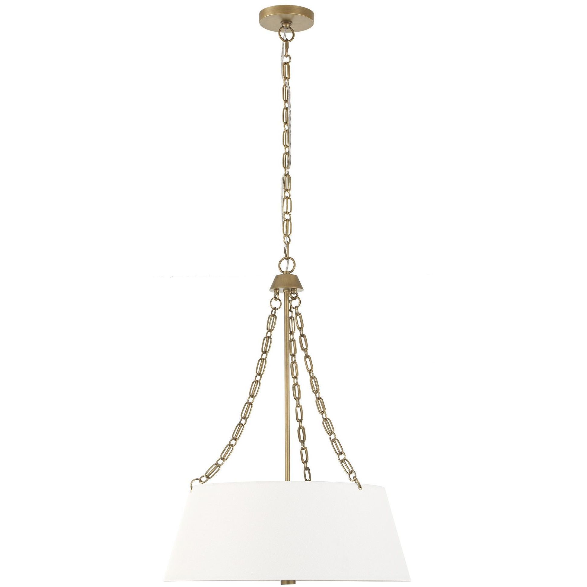 Andalucia 4 Light 24 inch Matte Brushed Gold Pendant Ceiling Light