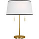 kate spade new york Ellison 22.63 inch 9 watt Burnished Brass Desk Lamp Portable Light