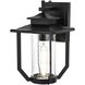 Sepviva 1 Light 12.5 inch Black Outdoor Wall Sconce