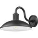 RLM 1 Light 9.25 inch Sand Black Outdoor Wall Light