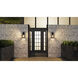 Godfrey 1 Light 14 inch Matte Black Outdoor Wall Lantern