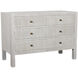 Conrad White Wash Dresser, 6 Drawer