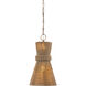 Raphael 2 Light 14 inch Patina Brass Pendant Ceiling Light