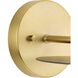 Trimble 1 Light 8 inch Brushed Bronze Wall Bracket Wall Light, Design Series