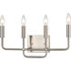Park Slope Vanity Light Wall Light in Brushed Nickel