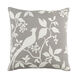 Kingdom 18 X 18 inch Medium Gray Pillow Kit, Square
