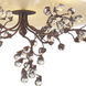 Winterberry 3 Light 16 inch Antique Darkwood Semi Flush Mount Ceiling Light