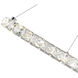 Ring LED 24 inch Chrome Chandelier Ceiling Light