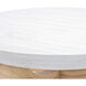 Sconset 36 X 36 inch Natural with White Ash Coffee Table