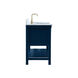 Clement 48 X 22 X 34.13 inch Blue Bathroom Vanity Cabinet