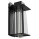 Art 2 Light 19 inch Black Outdoor Wall Lantern