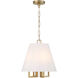 Westwood 4 Light 13.5 inch Vibrant Gold Chandelier Ceiling Light