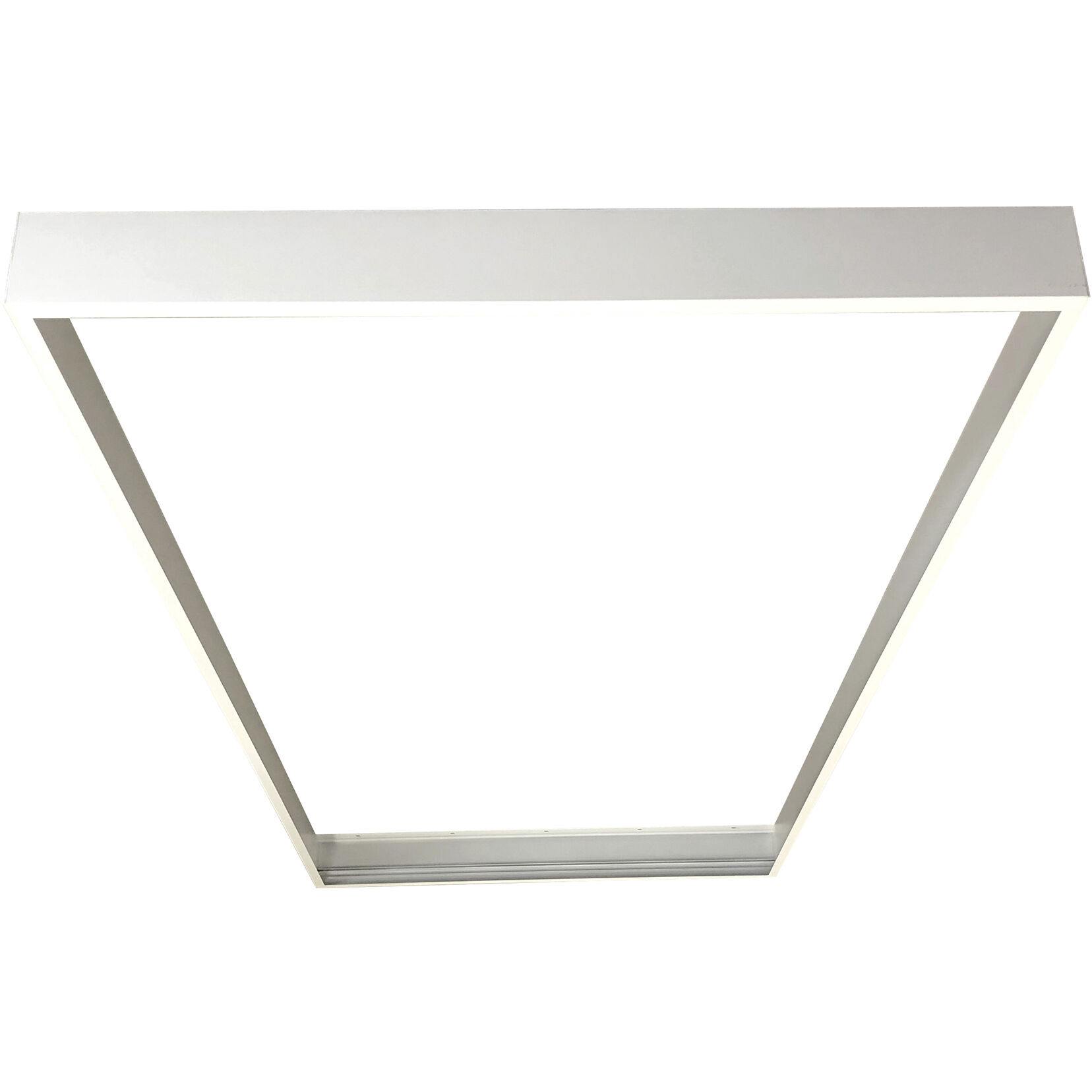 NPDBL Series White Surface Mounting Frame, For 2'x4' LED Backlit Panels