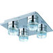Fizz IV LED 13 inch Polished Chrome Flush Mount Ceiling Light