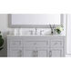 Backsplash 48 X 1 X 4 inch Calacatta White Bathroom Vanity Backsplash