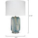 Helen 27 inch 150.00 watt Pale Blue Table Lamp Portable Light