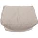 Seascape 18.25 inch Sand Outdoor Pouf Bench
