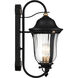 Peale Street 1 Light 17 inch Sand Coal And Vermeil Gold Outdoor Wall Mount, Great Outdoors