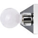 Brentwood 8 Light 48 inch Polished Chrome Bath Light Wall Light