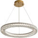 elan LED 24 inch Aged Brass Pendant Ceiling Light