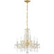 Maria Theresa 5 Light 20 inch Gold Chandelier Ceiling Light in Clear Hand Cut