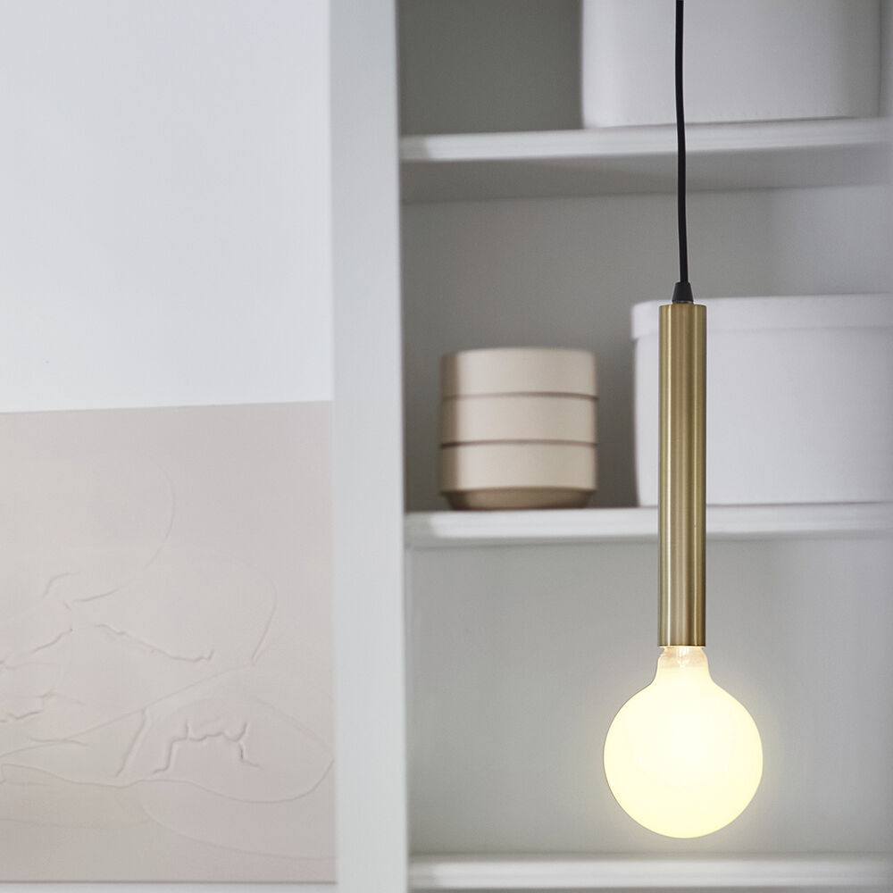 Bobbie LED 5.5 inch Lacquered Brass Pendant Ceiling Light