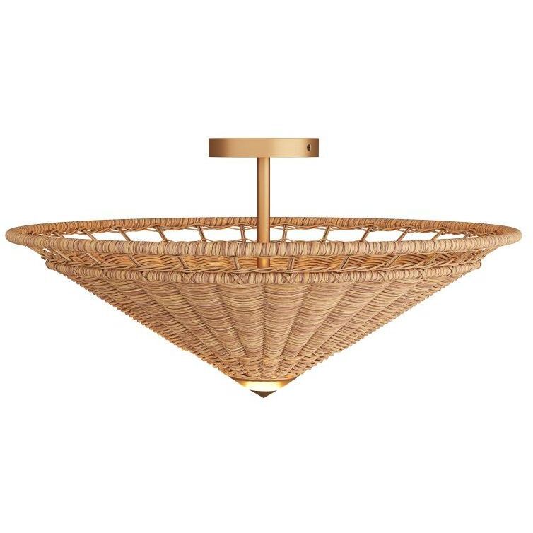Terrace Natural Flush Mount Ceiling Light