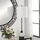 Alliance 32.5 inch 150.00 watt White Marble and Satin Black Buffet Lamp Portable Light