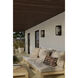 Stratford 2 Light 17 inch Dark Matte Black Outdoor Wall Sconce
