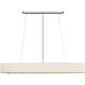 Ian K. Fowler Palati LED 72 inch Polished Nickel Linear Chandelier Ceiling Light, Extra Large