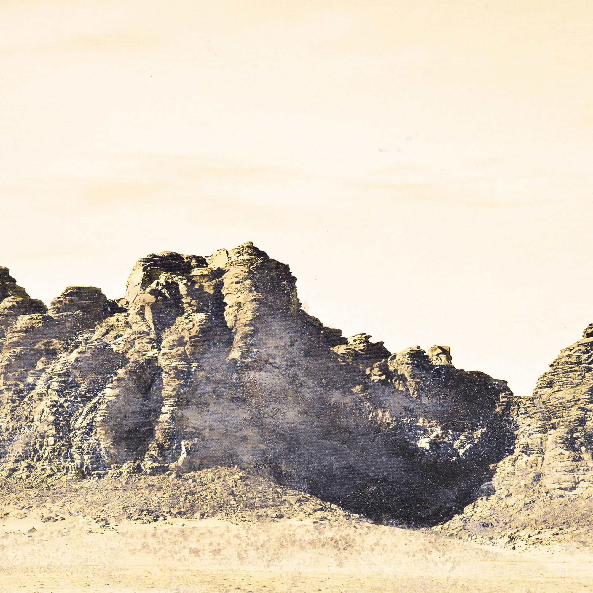 Chason Sand Gel Texture Canvas Art