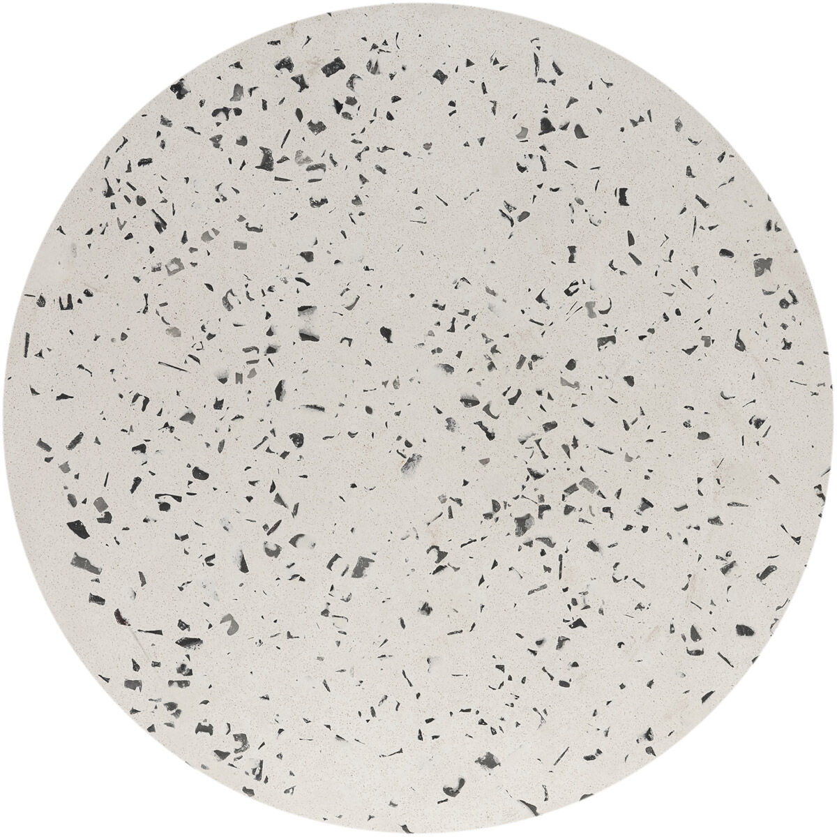 Lyon 18 inch White Outdoor Stool