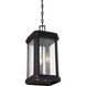Trumbull 3 Light 8.5 inch Mystic Black Mini Pendant Ceiling Light, Small