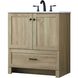 Soma 30 X 34 inch Mango Wood Bathroom Vanity Cabinet