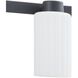 Bedminster 3 Light 24 inch Matte Black Vanity Light Wall Light