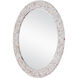 Uma 38 inch Natural/White/Mirror Mirror