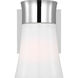 Drew & Jonathan Scott Roy 1 Light 4.5 inch Chrome Vanity Light Wall Light