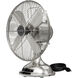 Classic D12 Brushed Nickel Portable Desk Fan