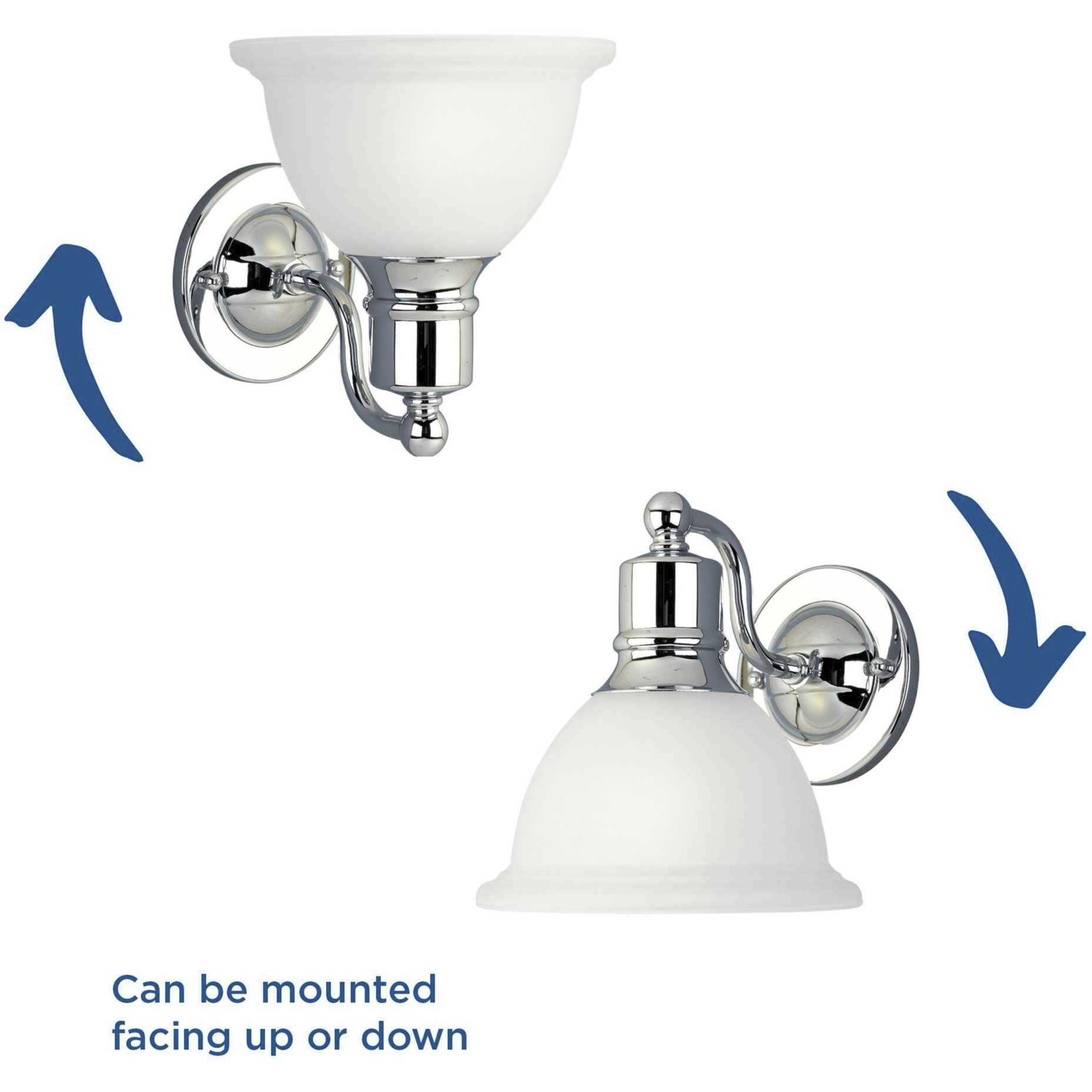 Beacher 1 Light 7.63 inch Polished Chrome Bath Vanity Wall Light